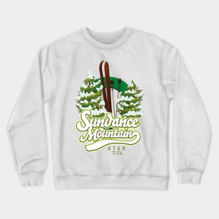 Sundance Mountain Utah Ski logo Crewneck Sweatshirt